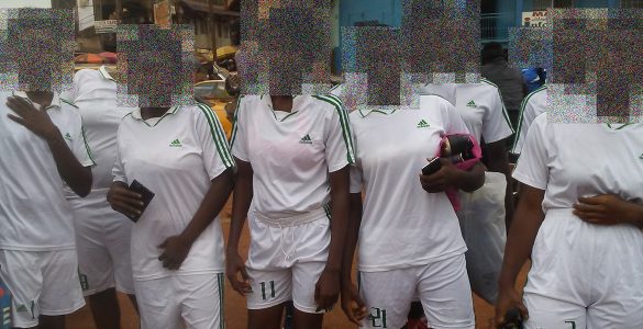 Women in Cameroon Working Up a Sweat